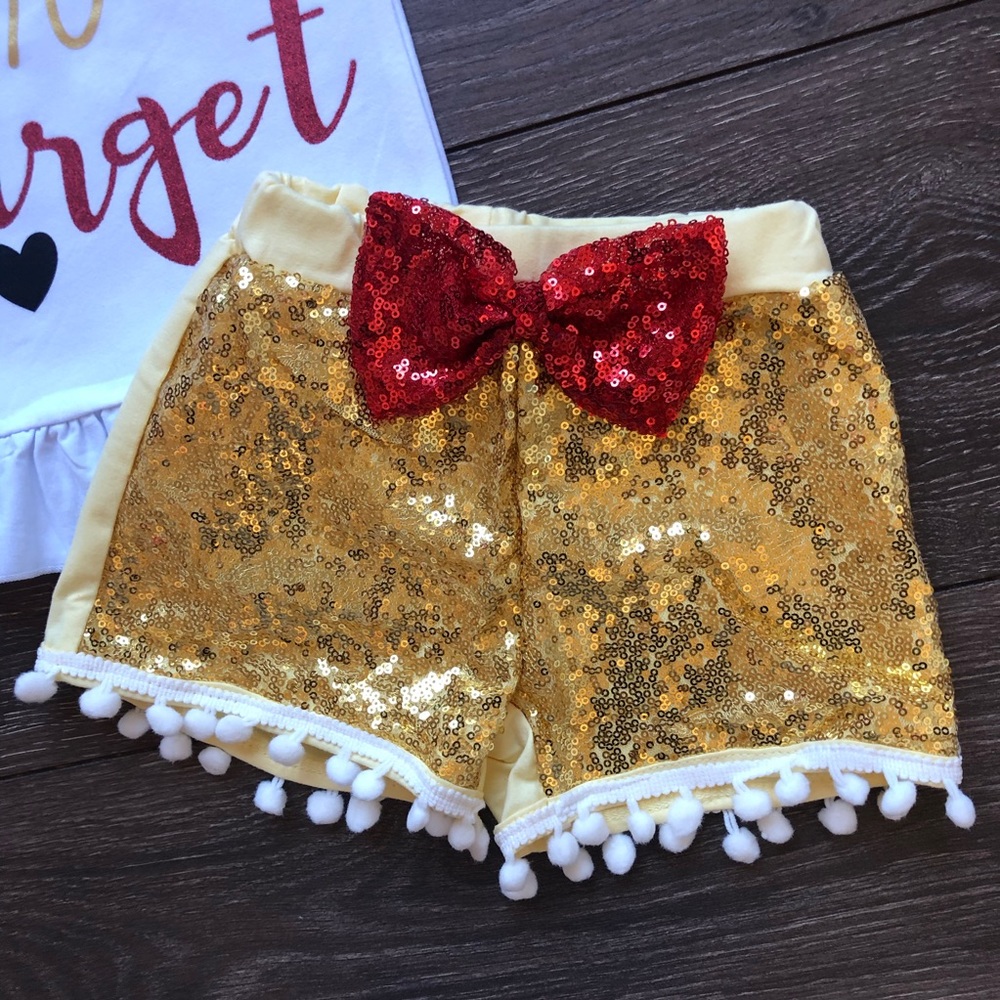 Toddler Girl Boutique Sequin Outfit Set - Picture 2 of 2